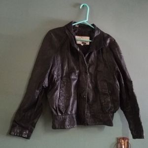 Wilson suede and leather jacket